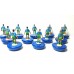 Subbuteo Andrew Table Soccer Inter 2016-2017 3rd Jersey on Classic Hasbro Professional Bases